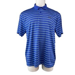 Under Armour Polo Shirt Mens XL Blue  HeatGear Loose Performance Golf (394)